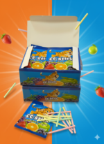 ⁦Stick Fruit Flavored Powder Straws – Assorted Party Pack⁩ - الصورة ⁦2⁩
