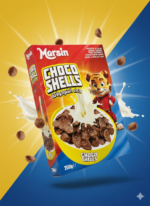 ⁦Marsin Choco Shells – Chocolatey Breakfast Cereal (250g) *10⁩ - الصورة ⁦2⁩