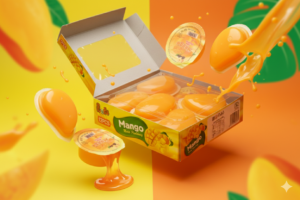 ⁦Mango Fruity Jelly – (12pcs) *12⁩ - الصورة ⁦2⁩